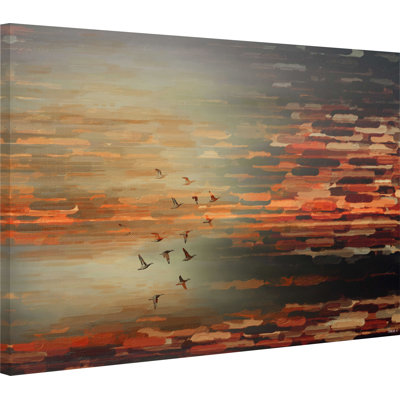 « night flight », peinture sur toile