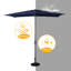 Parasol de marché rectangulaire 10 pi x 6 pi 5 po Laborde-362636384
