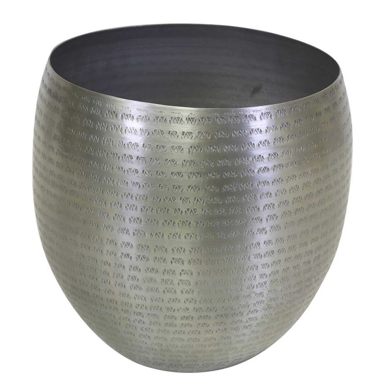 Locklin Handmade Metal Pot Planter, 43cm H x 42cm W x 42cm D