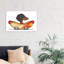 Dachshund Flaming Wienermobile by Danny Gordon - Print-426170685-419178486