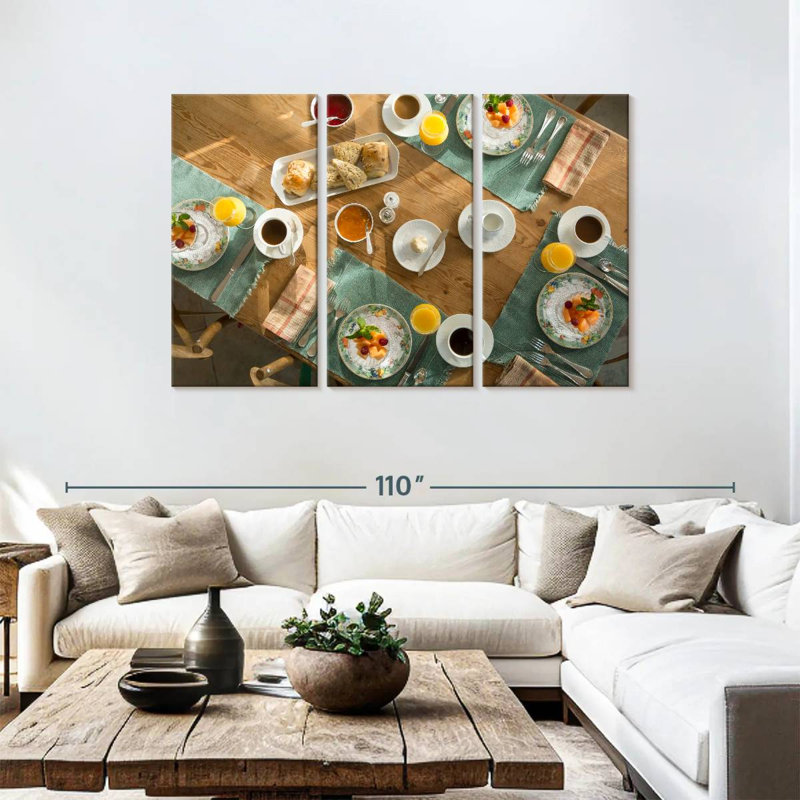 Breakfast Table, 48" H x 74" W