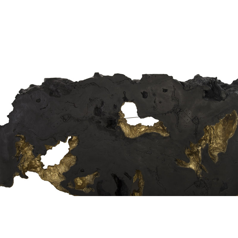 Cast Naturals Burled Root Wall Décor, Black/Gold