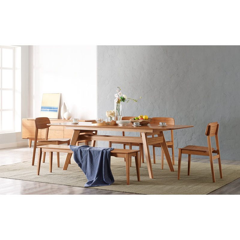 Ensemble repas 6 pièces, Caramélisé, H 17,5 po x l 48 po x P 13 po