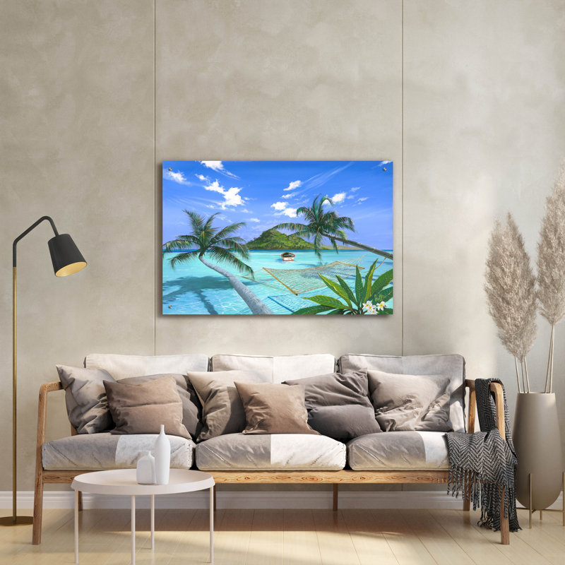 Art mural en verre Breakwater Bay «Furlough Day» par Scott Westmoreland, H 24 po x l 36 po x P 0,2 po