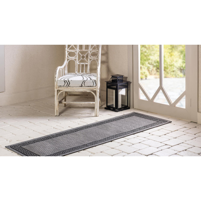 Kimble Oriental Indoor / Outdoor Rug, Runner 2' x 6'1"