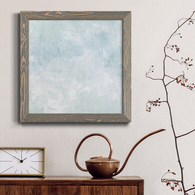 «Drifting Blue II», toile encadrée de qualité supérieure - prête à être accrochée