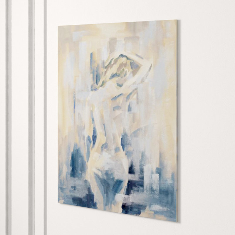 Delicate Afternoon I Print by Janice Sadler, Glass Coat, 40" x 30" W x 1.5" D