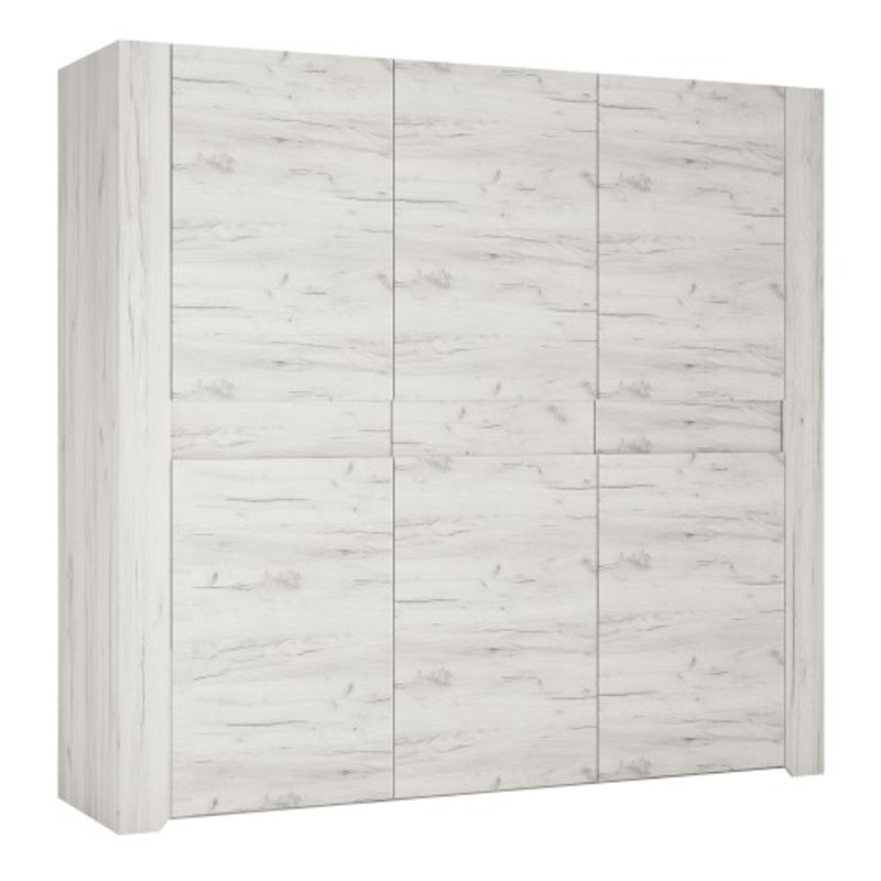 Laprovis 3 Door Solid Wood Wardrobe