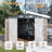 Outdoor Storage Shed With Floor 10 X 12 Ft