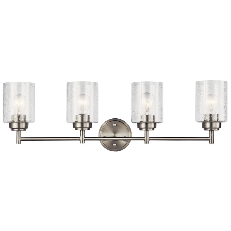 Winslow 4-Light Contemporary Vanity Light, Brushed Nickel