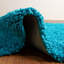 Tapis turquoise tissé à la machine Deatherage-662684092