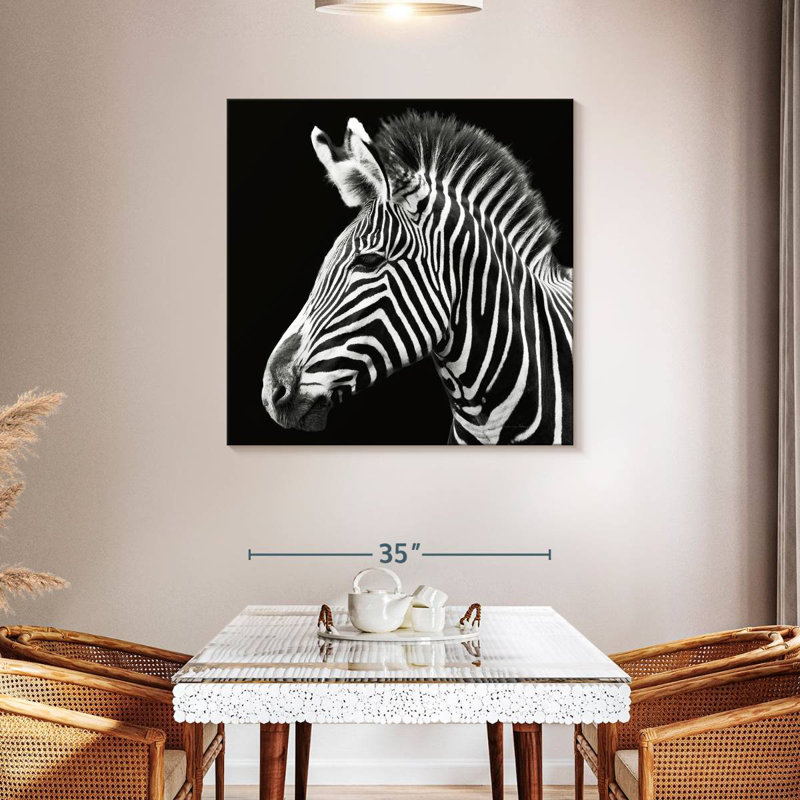Brampt Zebra Stripes Pattern III, 39" H x 39" W