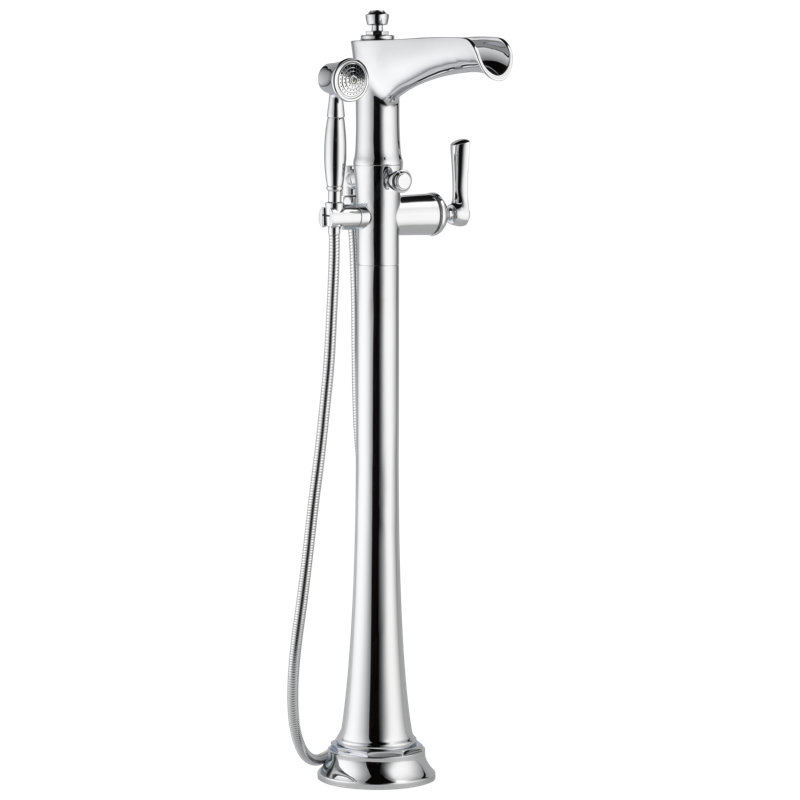 Rook® Single-Handle Freestanding Tub Filler, Chrome
