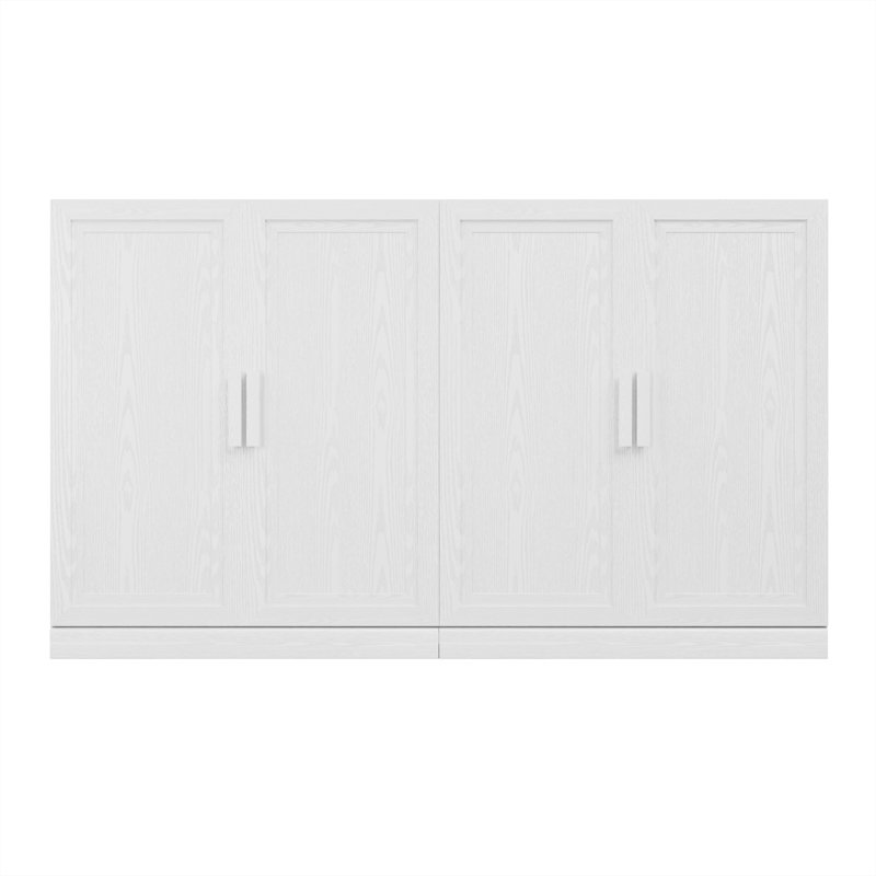 Buffet de 62 po avec tablettes réglables Fleetwood, Blanc
