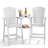 HDPE Tall Adirondack Chair Set with Removable Double Trays (Set of 2)-565456633