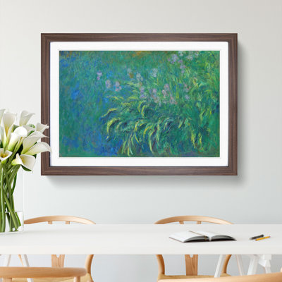 Irises by Claude Monet - Picture Frame Painting