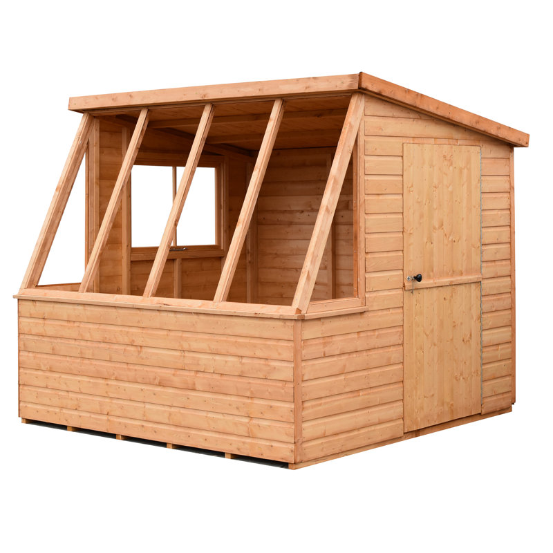8 ft. W x 8 ft. D Potting Shed, Yes