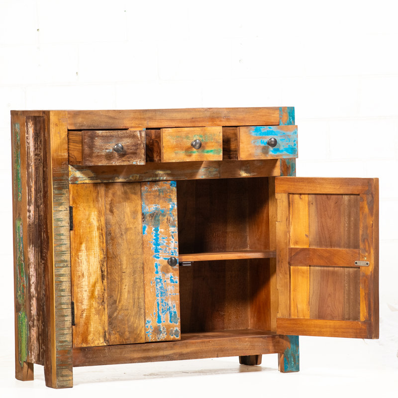 Ranjit 80cm Solid Wood Sideboard