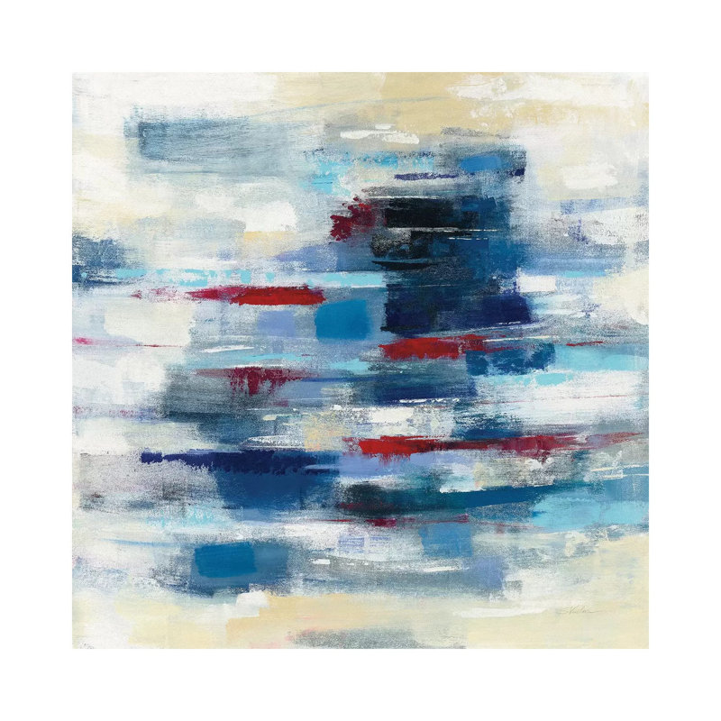 «Spinnaker» par Silvia Vassileva - reproduction d'art, Toile tendue, Pas de tapis, H 18 po x l 18 po x 1,5 po