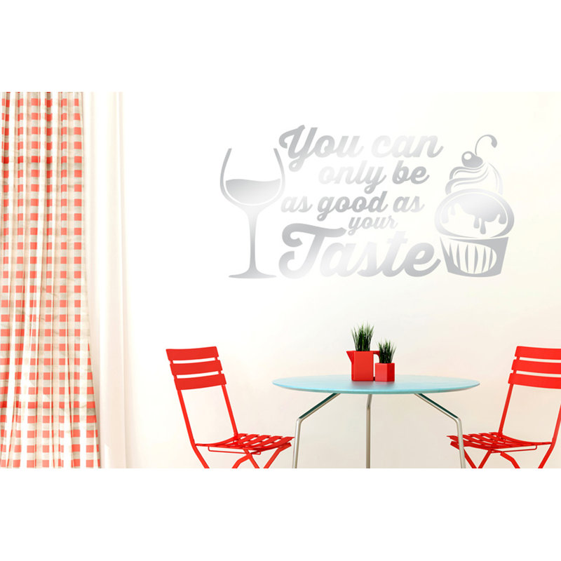 Wall Decal, Shiny Silver