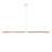 Trax 1 - Light White/Faux Maplewood LED Kitchen Island Pendant-96239835