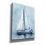 Toile épique «Lone Sailboat 1» par Emma Caroline, 26 po x 34 po-1204535227