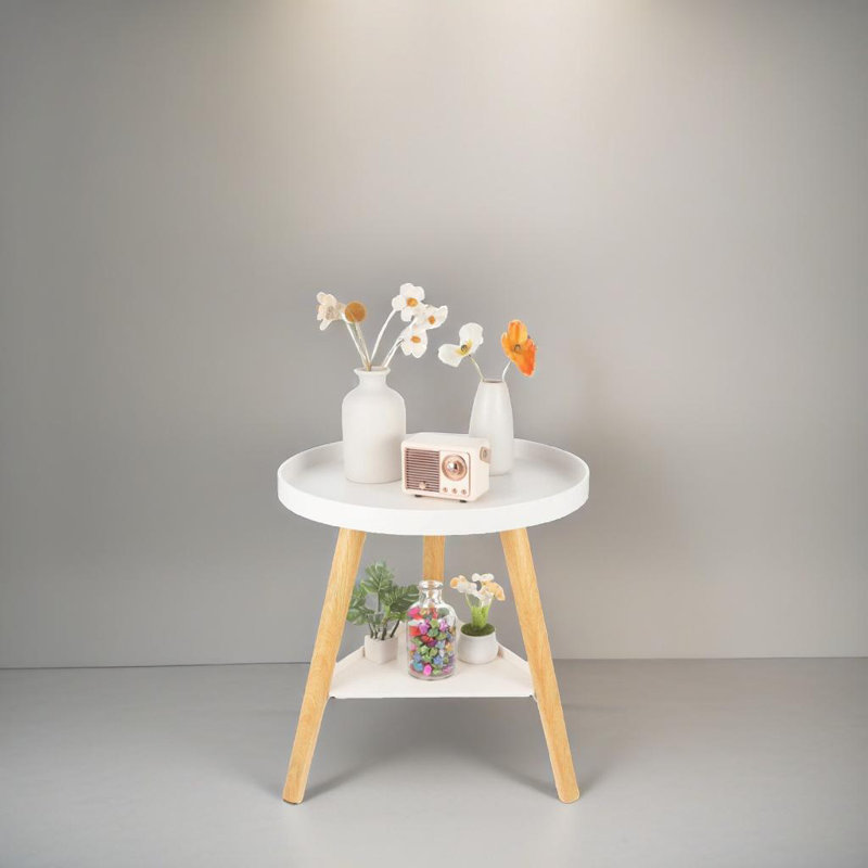 Solid Wood End Table