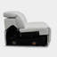 Fauteuil inclinable électrique standard en cuir véritable-629522094