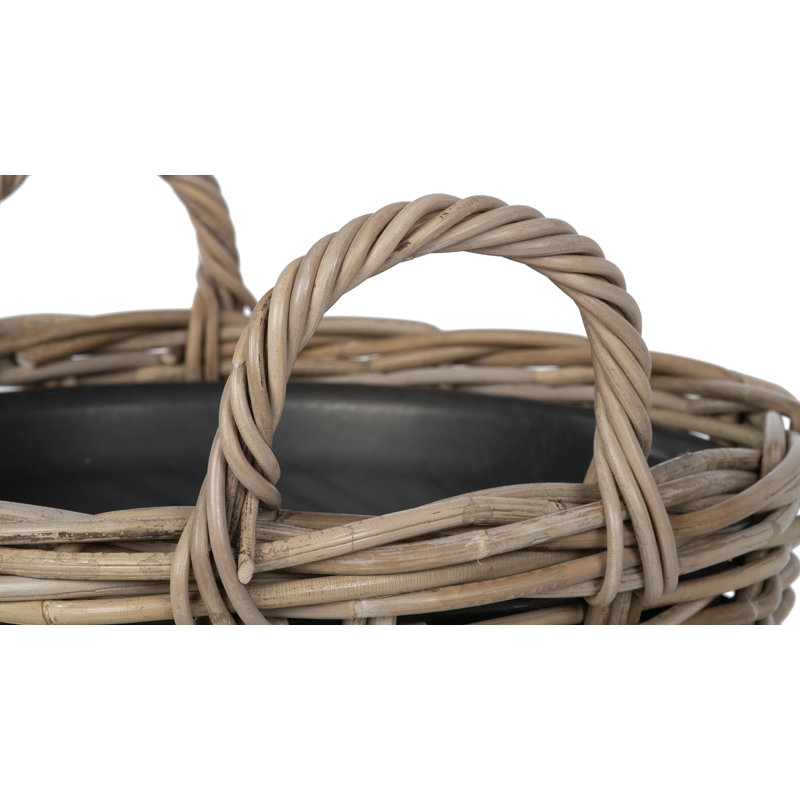 Ayriauna Handmade Pot Planter, 15" H x 17" W x 12.5" D