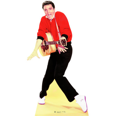 Elvis with Guitar Cardboard Standup