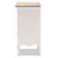 Solid + Manufactured Wood Bedside Table-325432830
