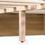 Structure de lit pour grand lit à baldaquin pour chambre à coucher, structure de lit en bois avec 4 colonnes