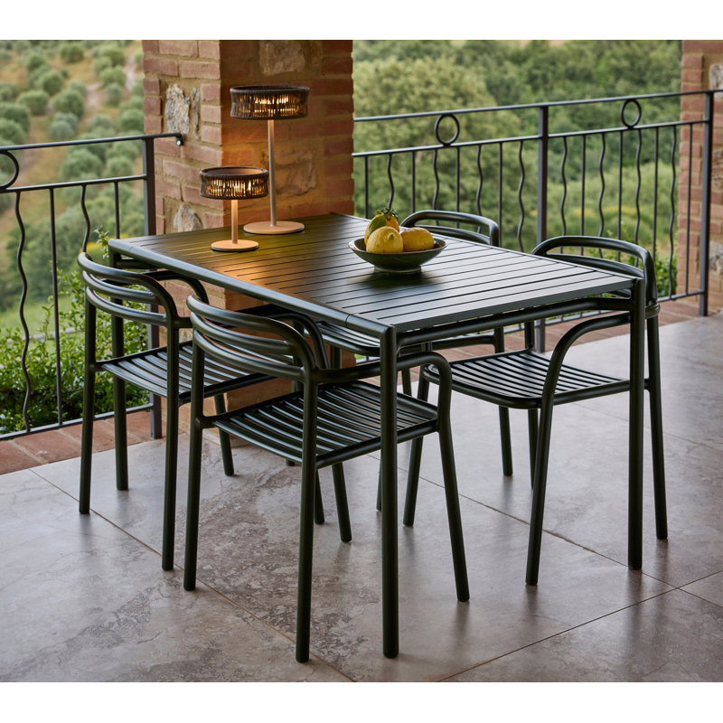 Bliss Armchair, Stackable, Dark Green