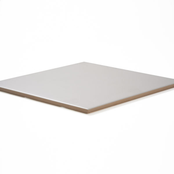Carreau en porcelaine argenté mat 7,5 × 13 Motion Arlequin, Gris