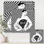 «Empowered Cosmic Women Geometric Goddess Series», impression sur toile-55632536-55632538