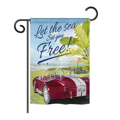 Double Sided 18.5 in. H x 13 in. W Polyester Garden flag