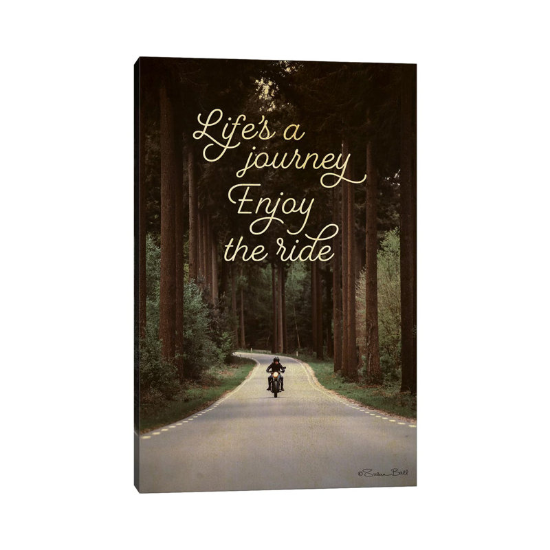 Life's A Journey by Susan Ball - Wrapped Canvas Print, 20.32 cm H x 30.48 cm W