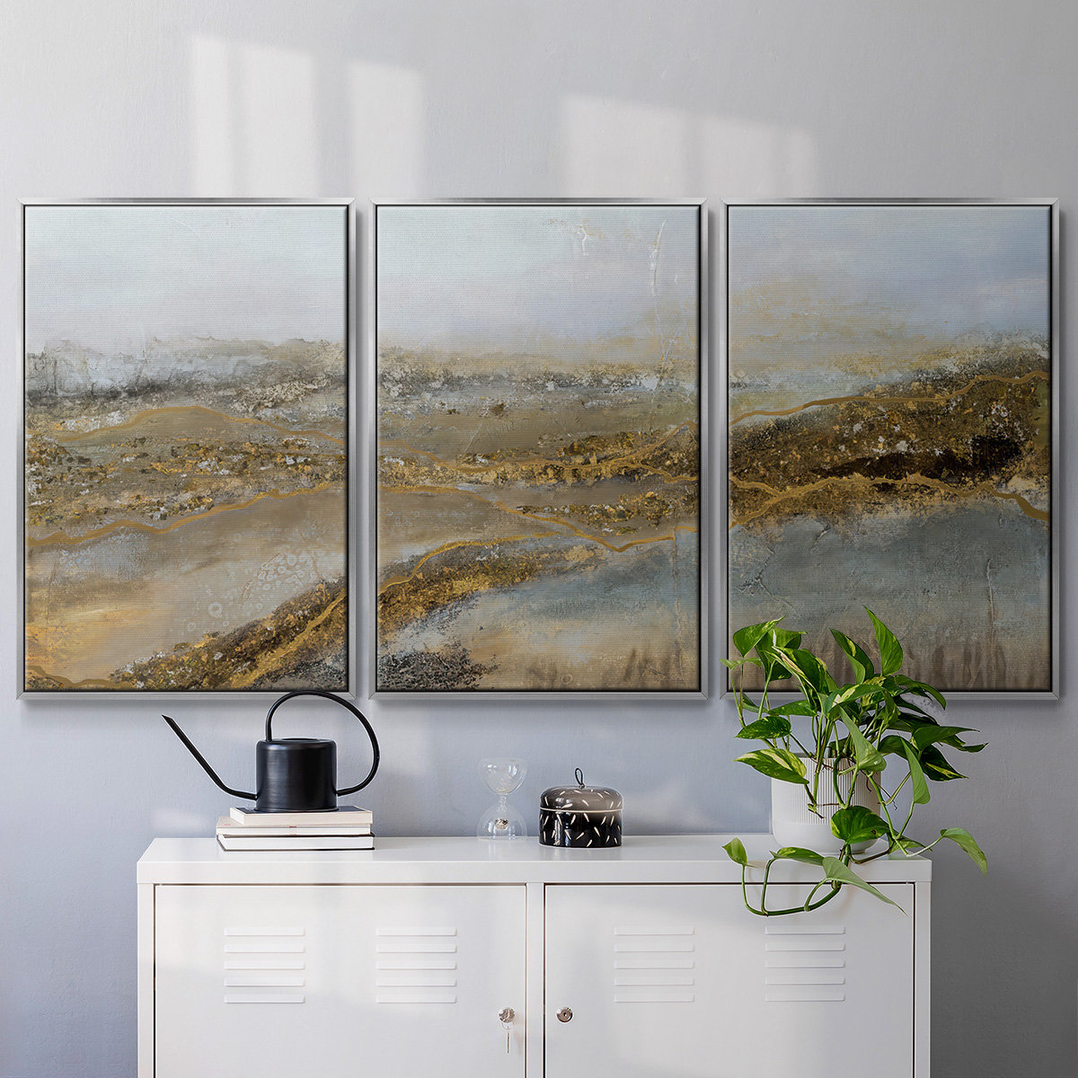 Winston Porter Where Are We Going? Framed On Canvas 3 Pieces Print ...