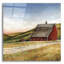 Art mural en verre Red Barrel Studio «Old Red Barn» par David Carter Brown-1368366411