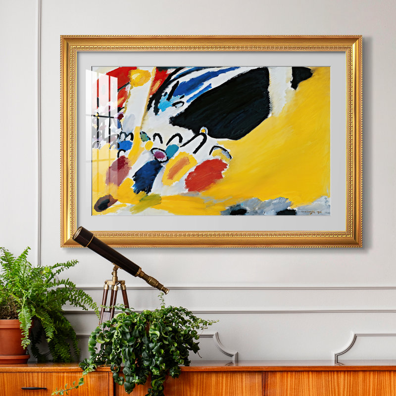 Impression III (Concert), 1911 - Wassily Kandinsky - Estampe encadrée sur mesure, 24x34 INNER SIZE, Framed Print with Mat