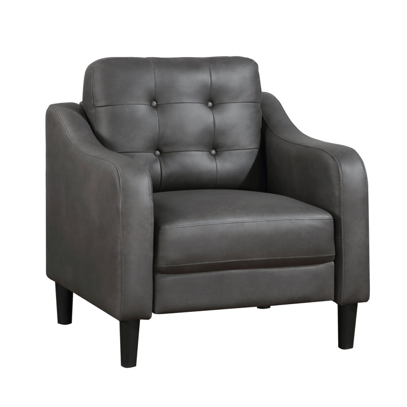 Chaise Dajonna, Microfibre grise
