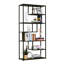 Glyn 175cm H x 82cm W Iron Etagere Bookcase