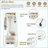 Corner Hall Tree With Shoe Bench, Versatile Entryway Coat Rack With 4 Hooks, Corner Cabinet With Adjustable Shelf For Hallway, Living Room-849286016