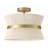 Breanna 2-Light Dimmable Hand-Woven Semi Flush Mount 