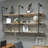 Allisan 3 Tier Farmhouse D.I.Y Iron Pipe Shelf Wall Mount Open Shelf (Wooden board not included)