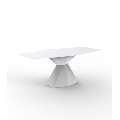 Table de salle à manger en plastique/résine Vertex
