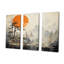 «Bold Sunset China Landscape Collage», ensemble d'art mural chinois-107761466-107761468