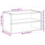 2 Pair Shoe Rack
