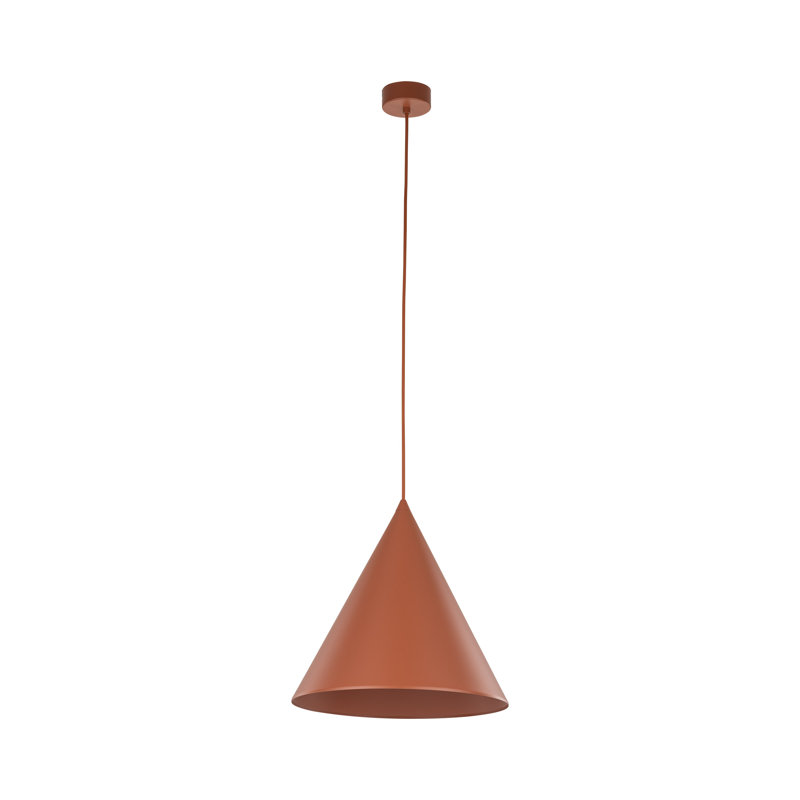 Luminaire suspendu CONO XL, H 65 po x l 13 po, Briques brunes