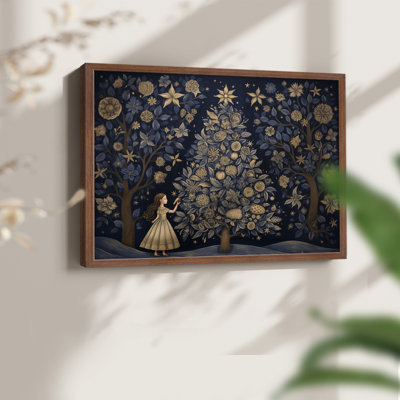«Chirstmas Art» - CECXCIV - Reproduction encadrée - Restickable